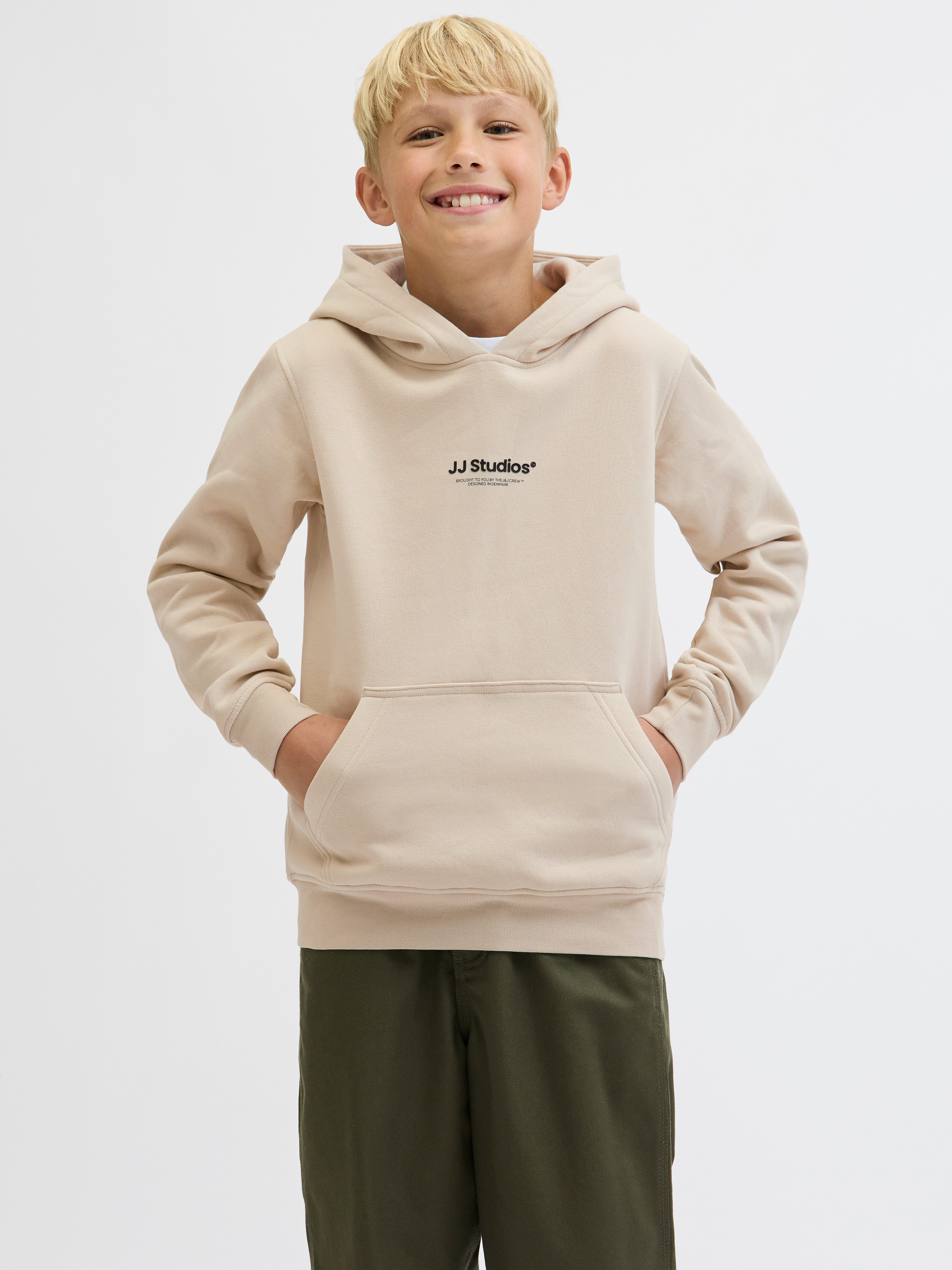 Jack & Jones Junior Kapuzensweatshirt JJESOHO SWEAT HOOD NOOS JNR Baumwollmischung, relaxed fit