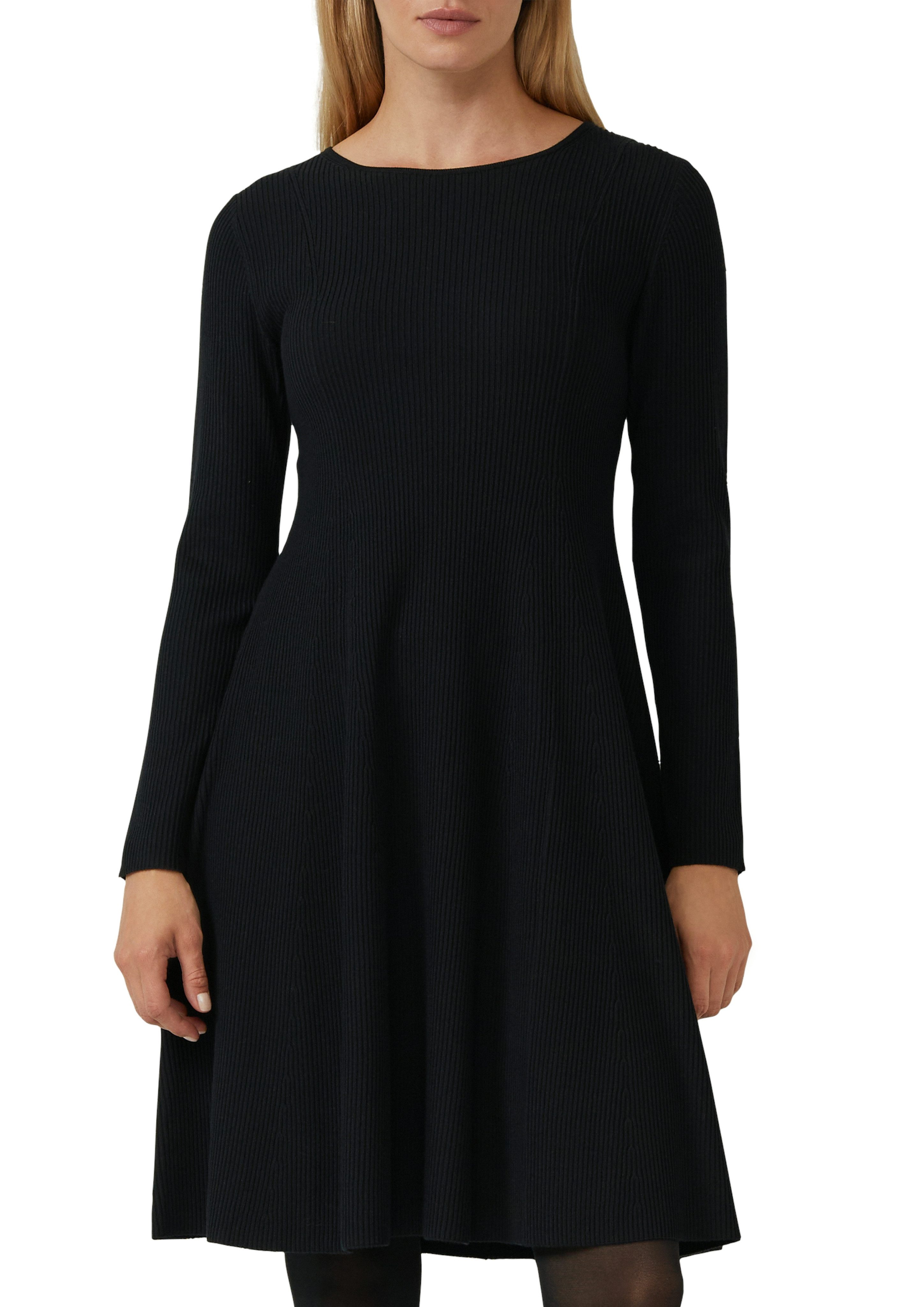 s.Oliver BLACK LABEL Strickkleid mit Ajour-Detail günstig online kaufen