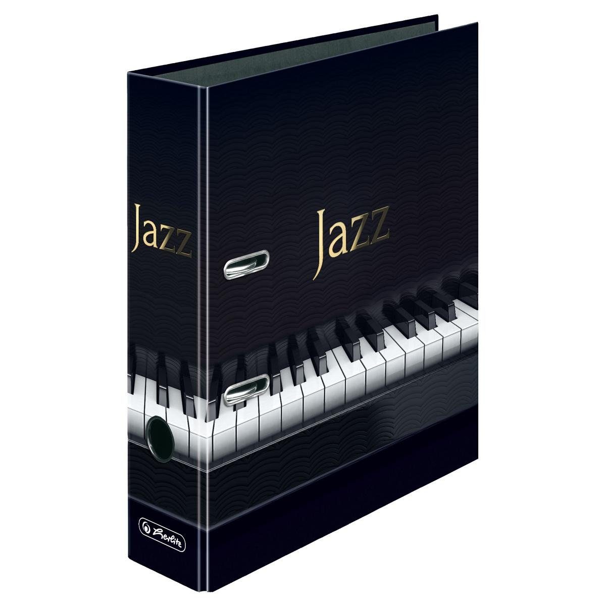 Aktenordner Herlitz Motivordner / DIN A4 / 80mm breit / "Jazz"
