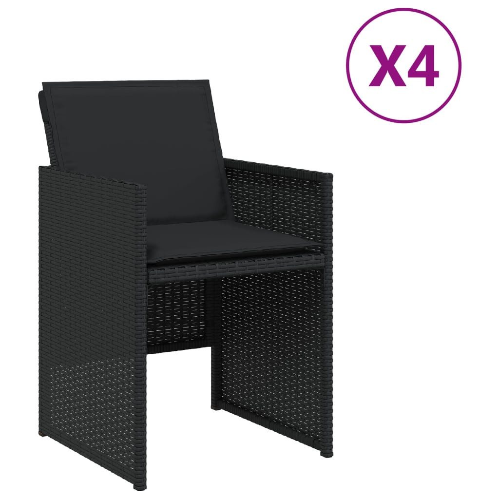 vidaXL Gartenstuhl Gartenstühle mit Kissen 4 günstig online kaufen