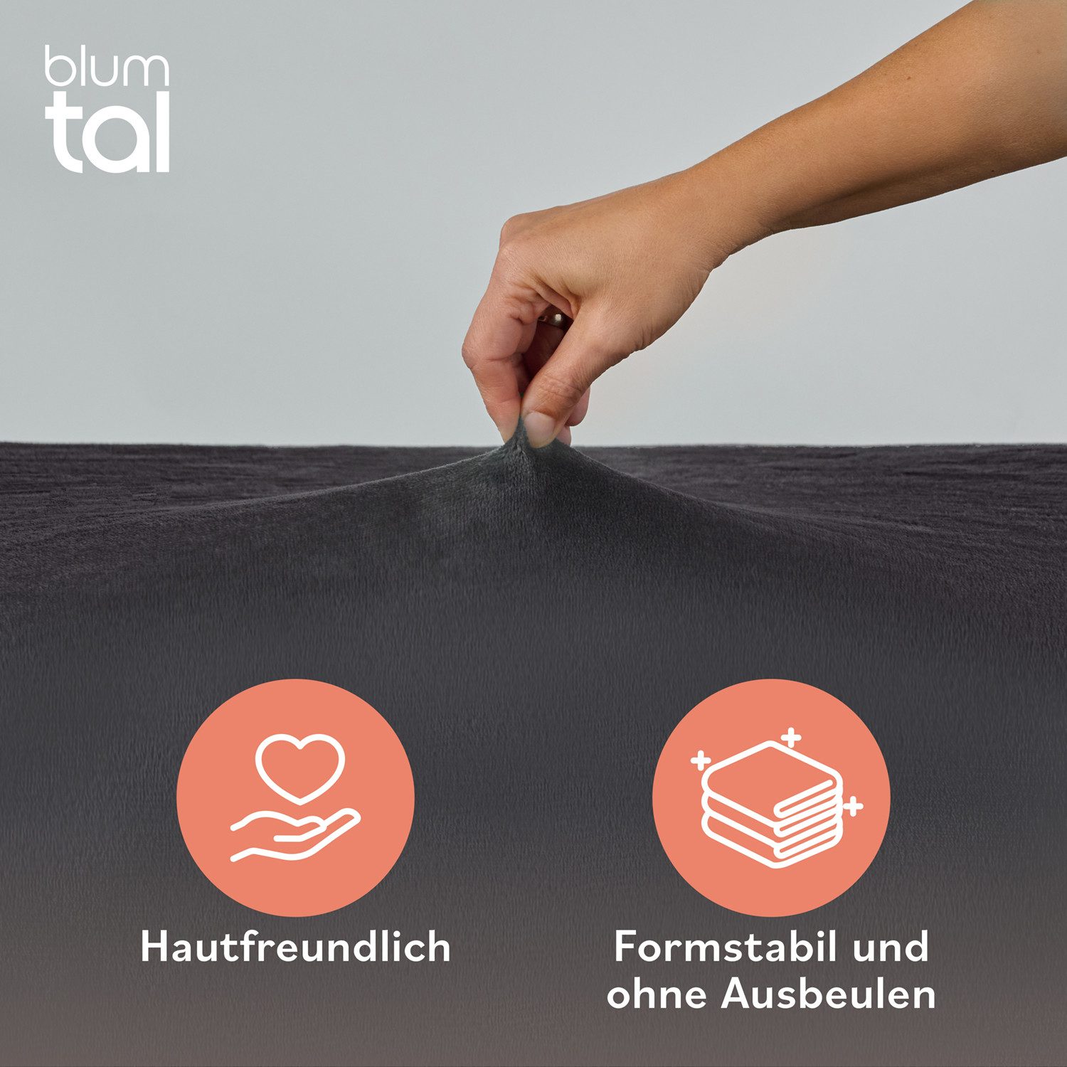 Blumtal Spannbettlaken Spannbettlaken Cashmere Touch - Oeko-TEX zert. Bettlaken, Winter - Plüsch Spannbettlaken aus Mikrofaser