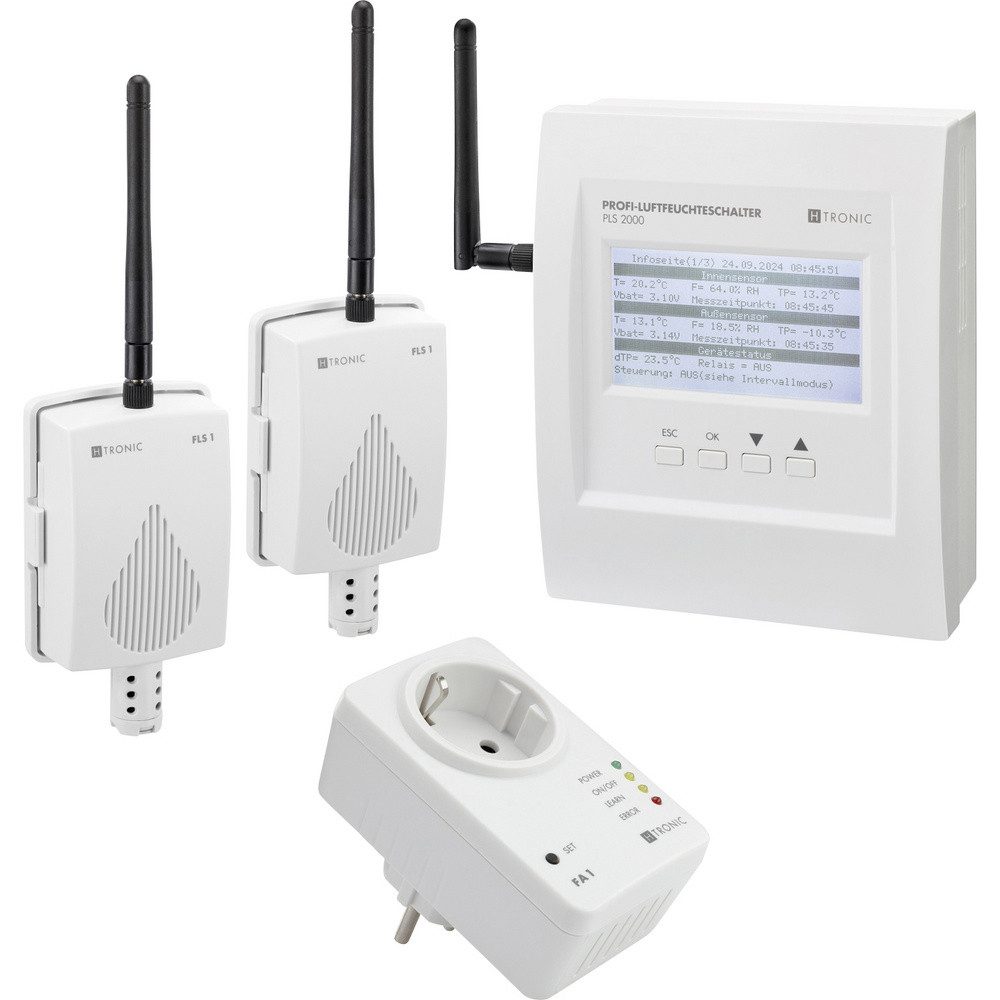 H-Tronic Feuchtigkeitssensor H-Tronic Feuchteregler 1 St. PLS2000 Messbereich: -40 - 125 °C (L x B, (PLS2000)
