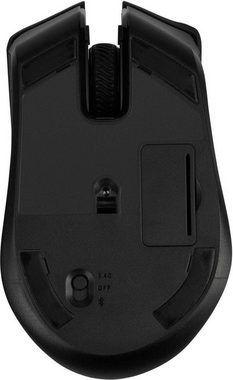 Corsair HARPOON RGB WIRELESS Gaming-Maus (Bluetooth, Funk, kabelgebunden)