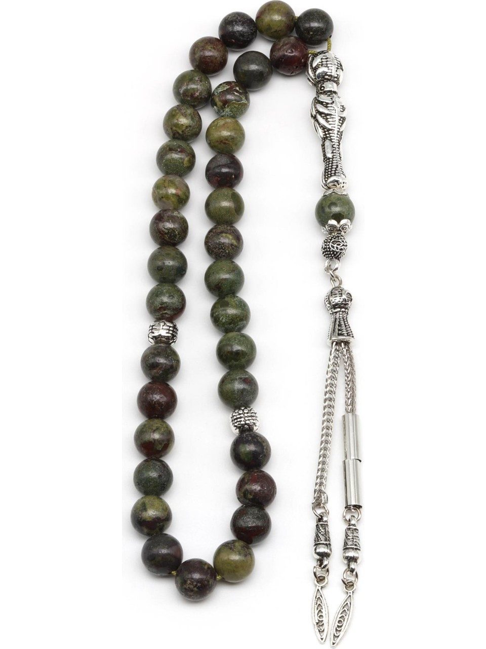 Nisan Ketten und Armband Set, Jaspis Edelstein Tesbih Gebetskette – 33 Perl günstig online kaufen