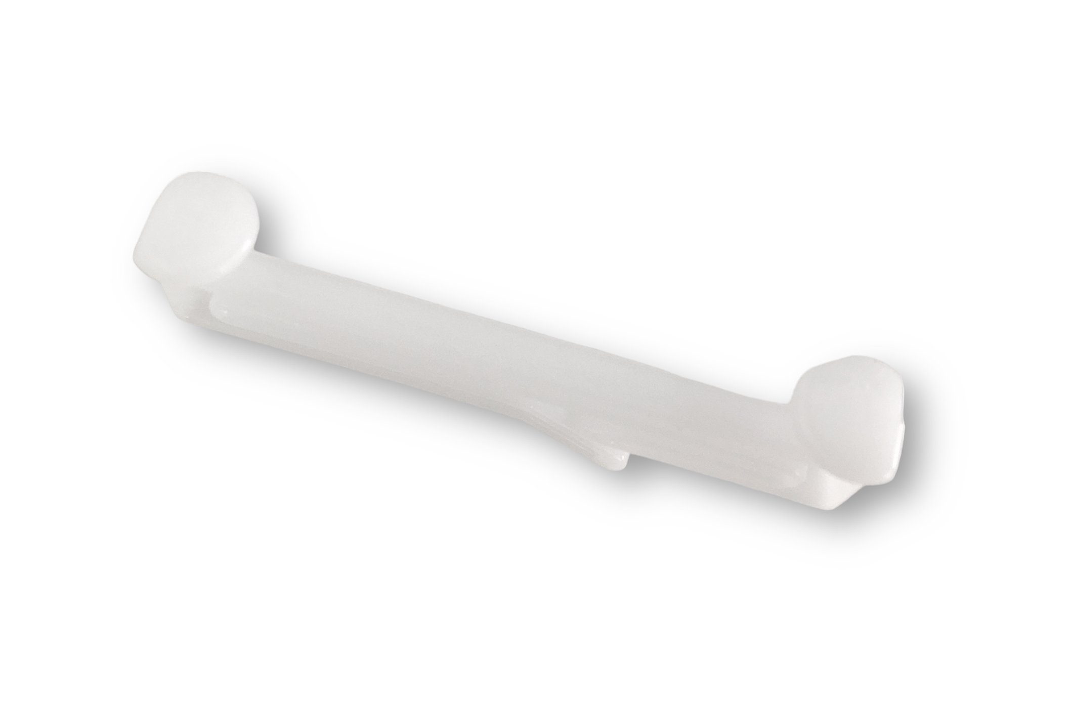 nodeko Schlaufengleiter Gleiter 50mm, weiß o. grau, für Schlaufengardinen, Schlaufenvorhänge, für Innenlaufschienen, für Aluschienen, für Innenlaufrohre, (Packung, 50-St), mit Schlitz zum einfachen Auf- und Abhängen Ihrer Vorhänge