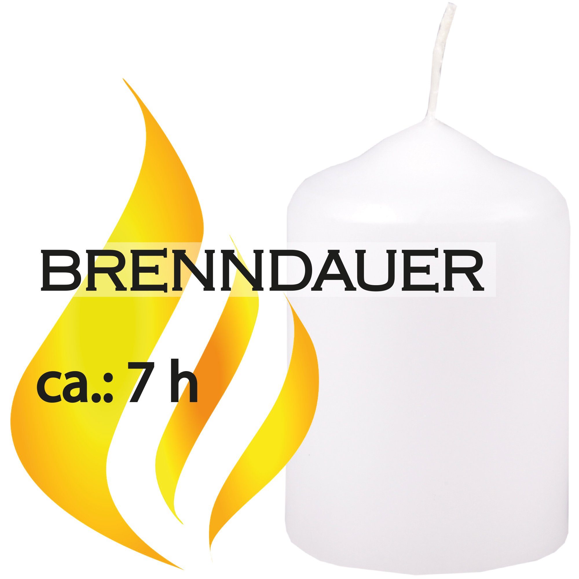 HS Candle Stumpenkerze Dekokerze (12-tlg), Wachskerzen günstig online kaufen