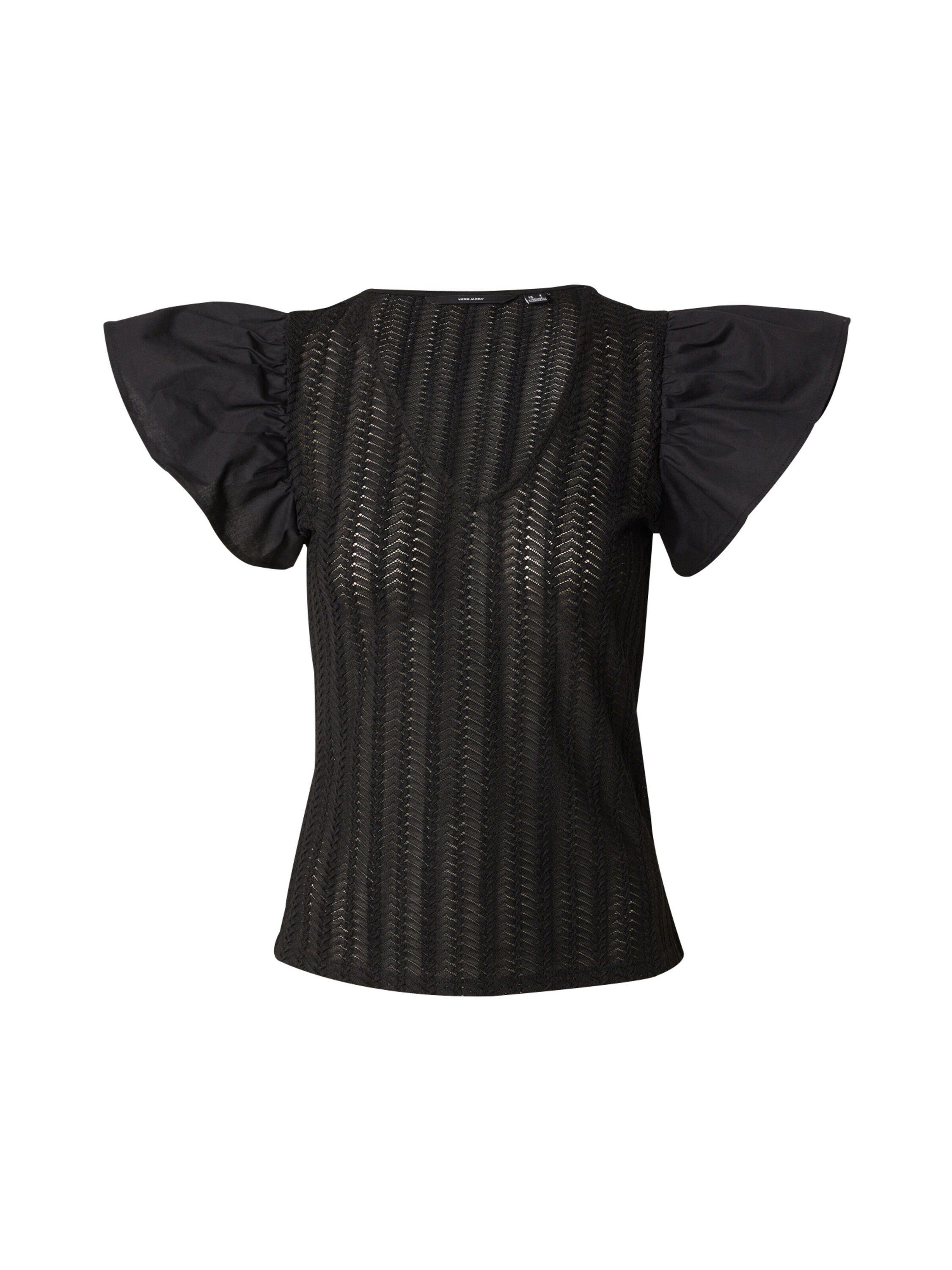 Vero Moda Funktionsshirt Naja (1-tlg) Volant