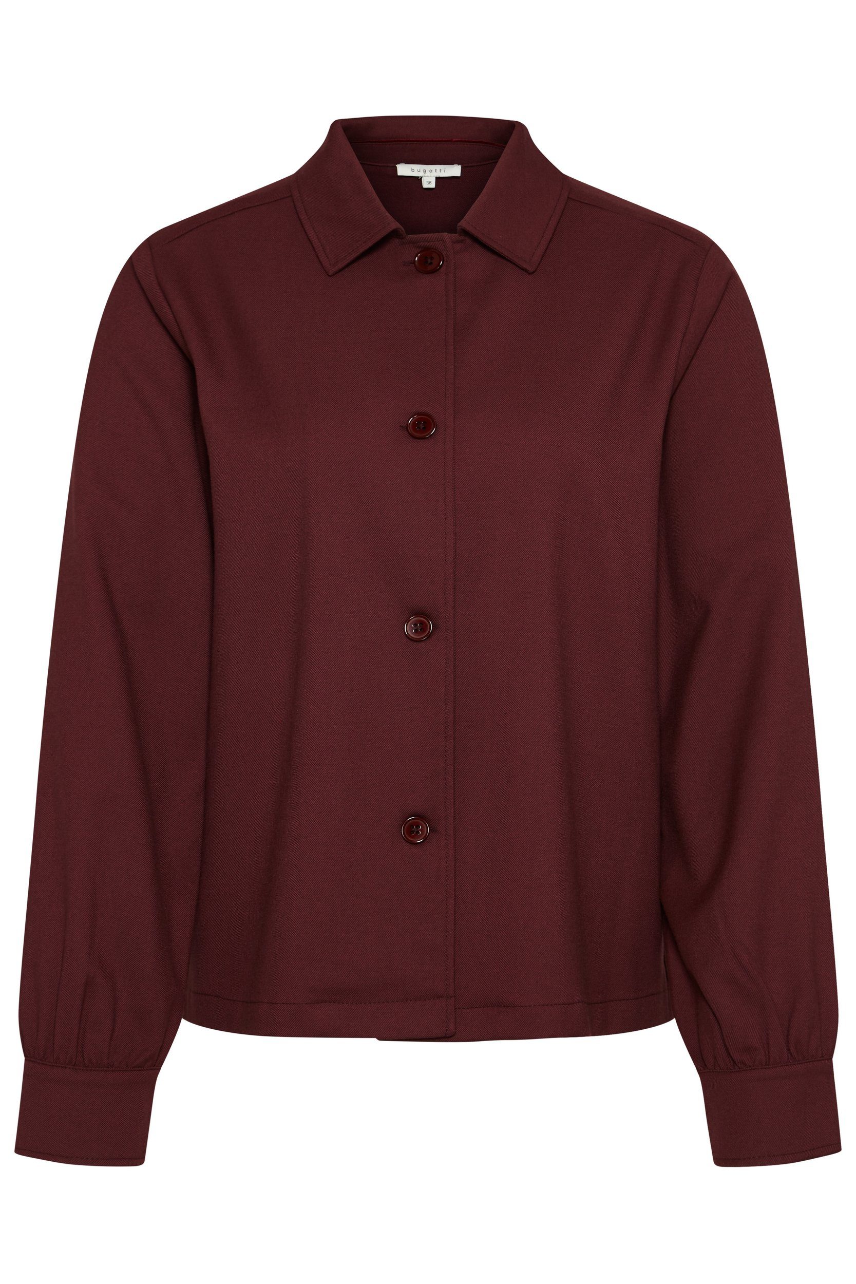 bugatti Langarmbluse mit 1-Knopf-Manschette