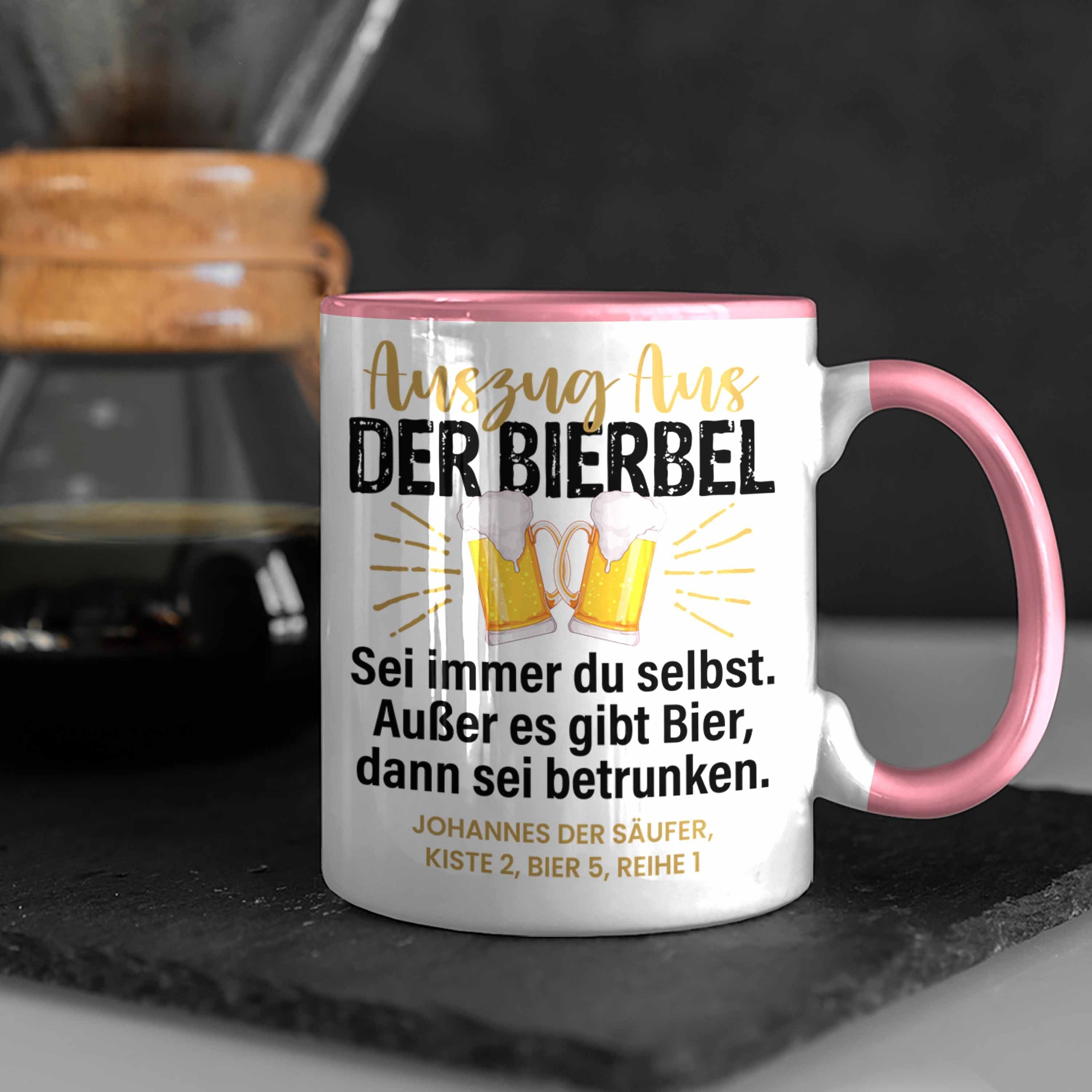 Biertrinker Humor Spruch Rosa Bierbel Geschenk Tasse Tasse Lustiger Geschenkidee Trendation