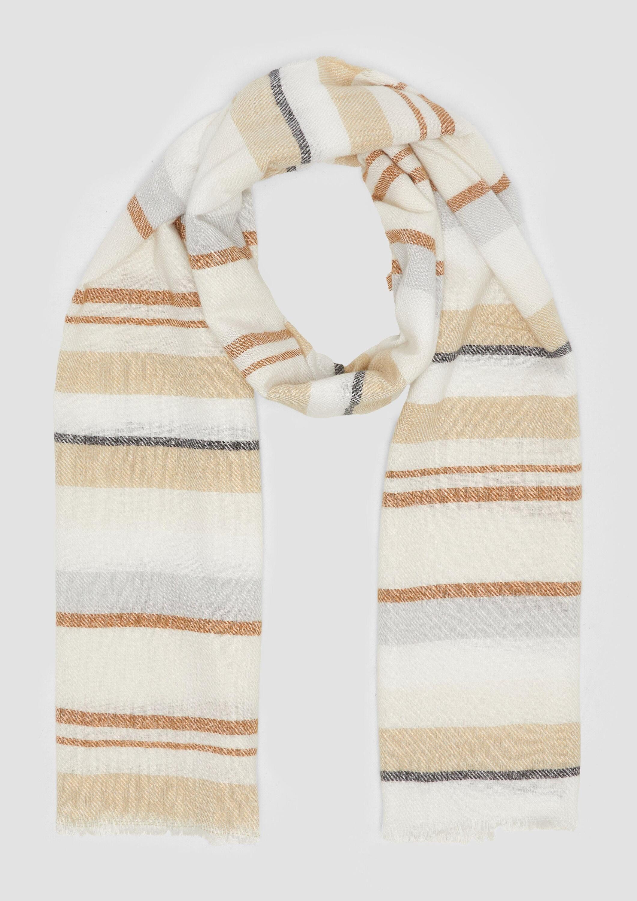 s.Oliver Schal Tuch, Schal mit Streifen günstig online kaufen