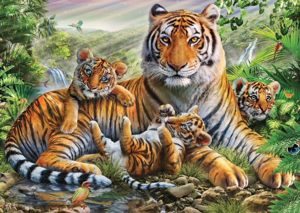Schmidt Spiele Puzzle 1000 Teile Schmidt Spiele Puzzle Tiger und Welpen 589 günstig online kaufen