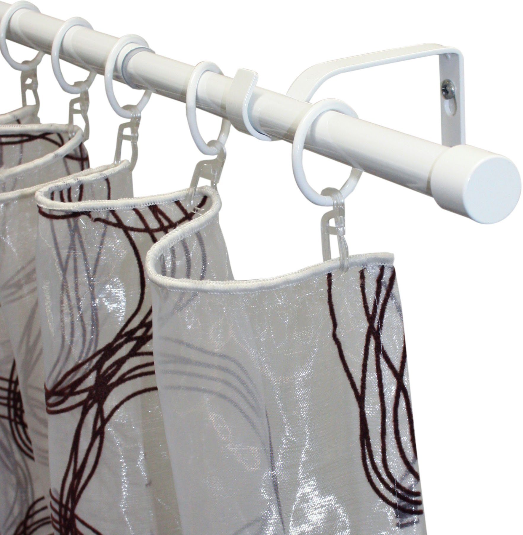 GARDINIA Gardinenstange Set Metall, Ø 19 mm, 1-läufig, ausziehbar, verschra günstig online kaufen