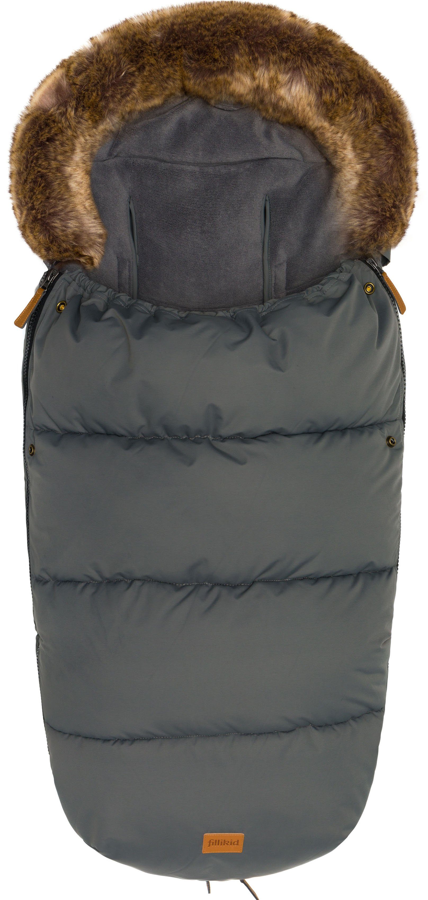 Fillikid Fußsack Manaslu Winterfußsack, grau