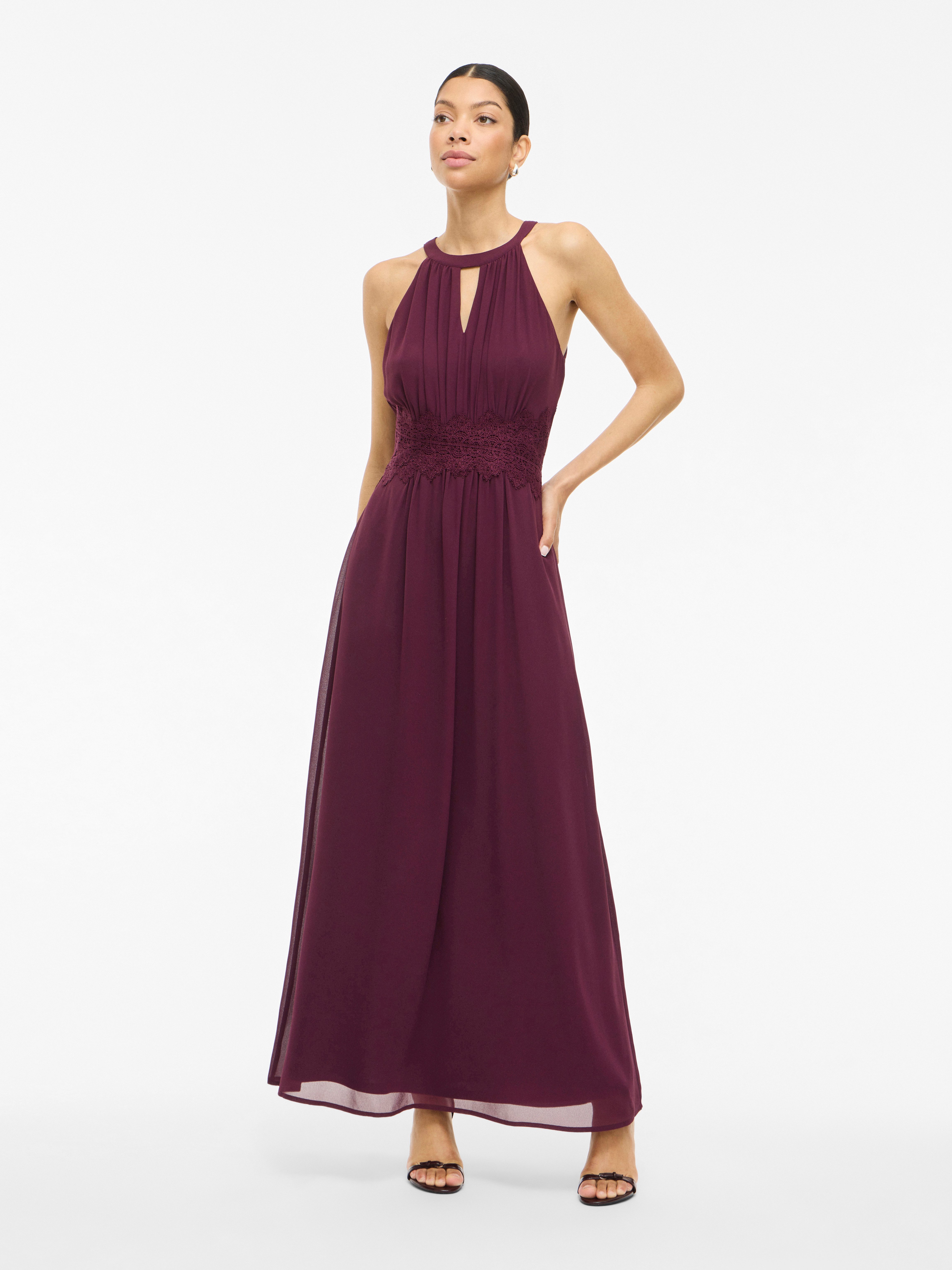 Vila Maxikleid VIMILINA HALTERNECK MAXI DRESS günstig online kaufen