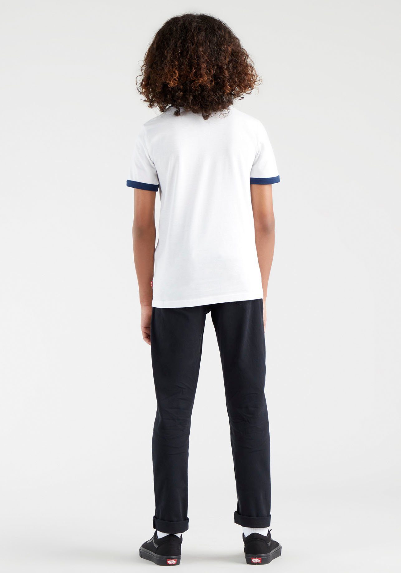 for BOYS Levi's® Kids T-Shirt TEE BATWING RINGER weiß