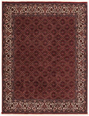 Orientteppich Perser - Bidjar - 254 x 198 cm - dunkelrot, morgenland, rechteckig, Höhe: 15 mm, Wohnzimmer, Handgeknüpft, Einzelstück mit Zertifikat