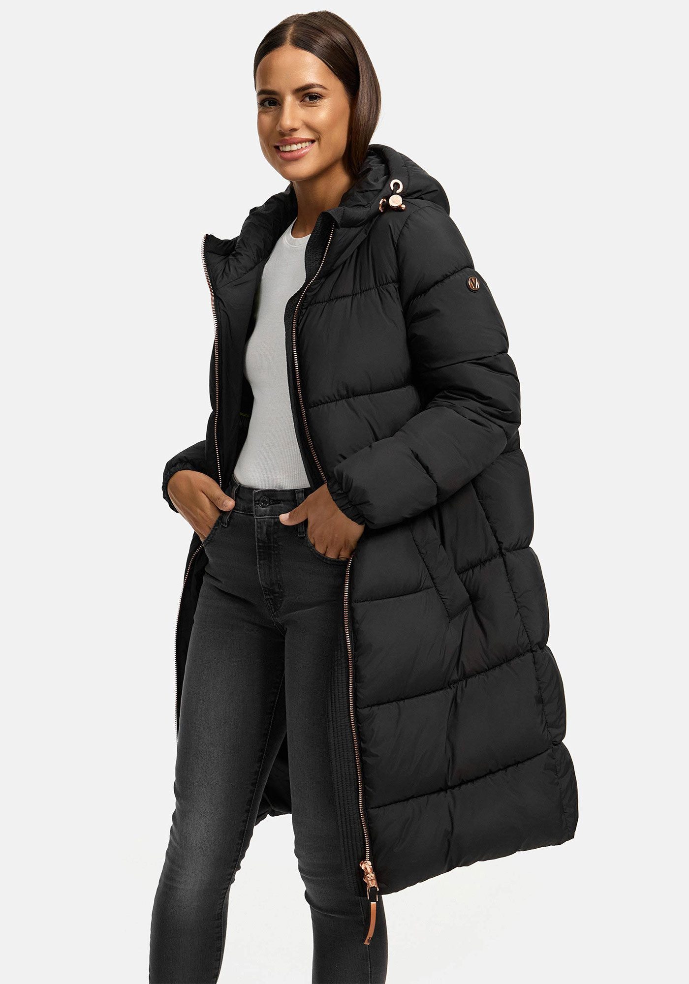 Marikoo Winterjacke Nomadiaa Lange Damen Winterjacke – Bild 4 von 5