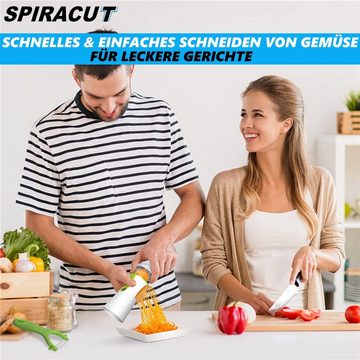 MAVURA Spiralschneider SPIRACUT Julienne Spiralschneider Gemüseschneider Gemüsespaghetti, Gemüseschäler Gemüse Schneider Schäler Hobel Zoodle Gemüsehobel