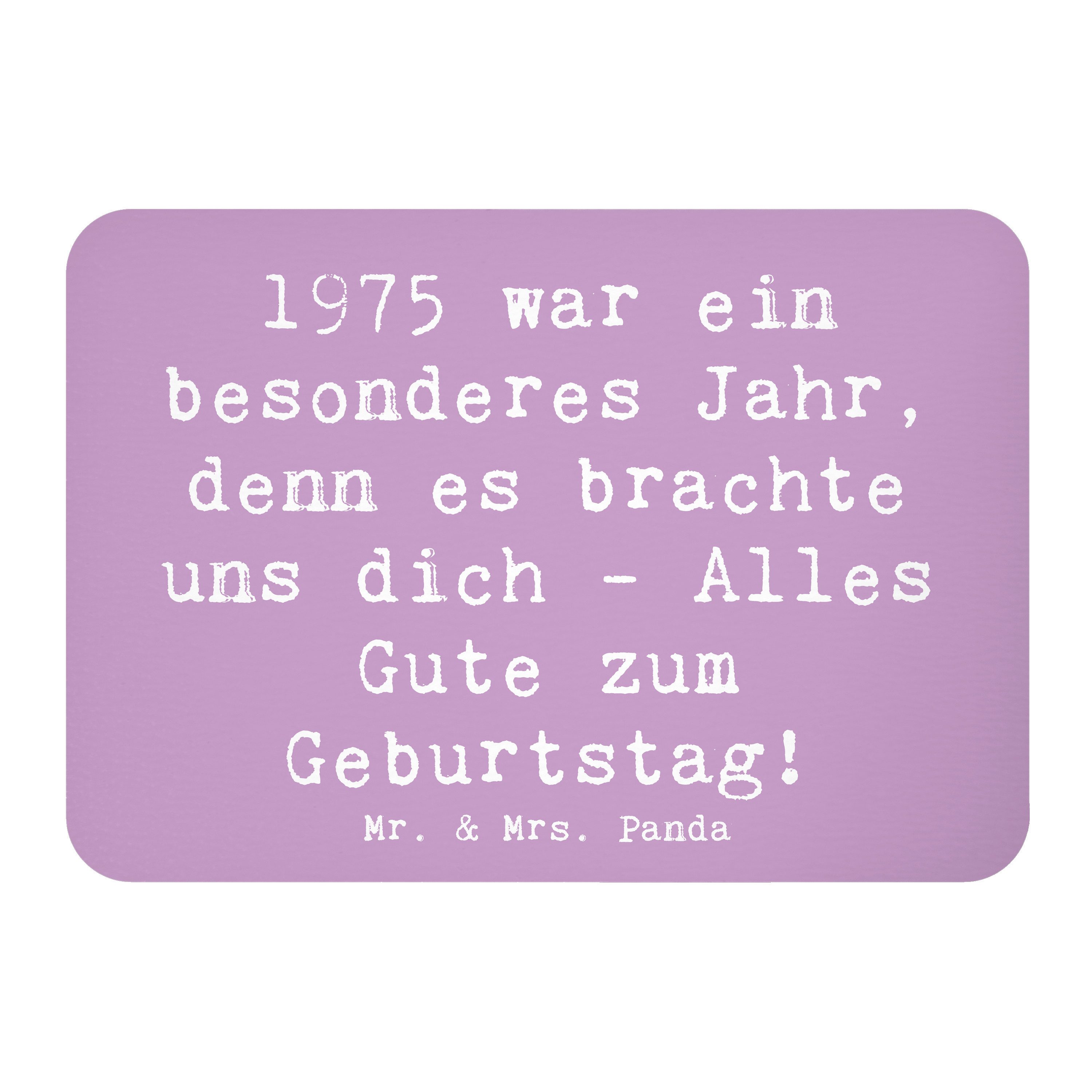Magnet Spruch 1975 Geburtstag - Lavendeltraum - Geschenk, Geburtstagszitat