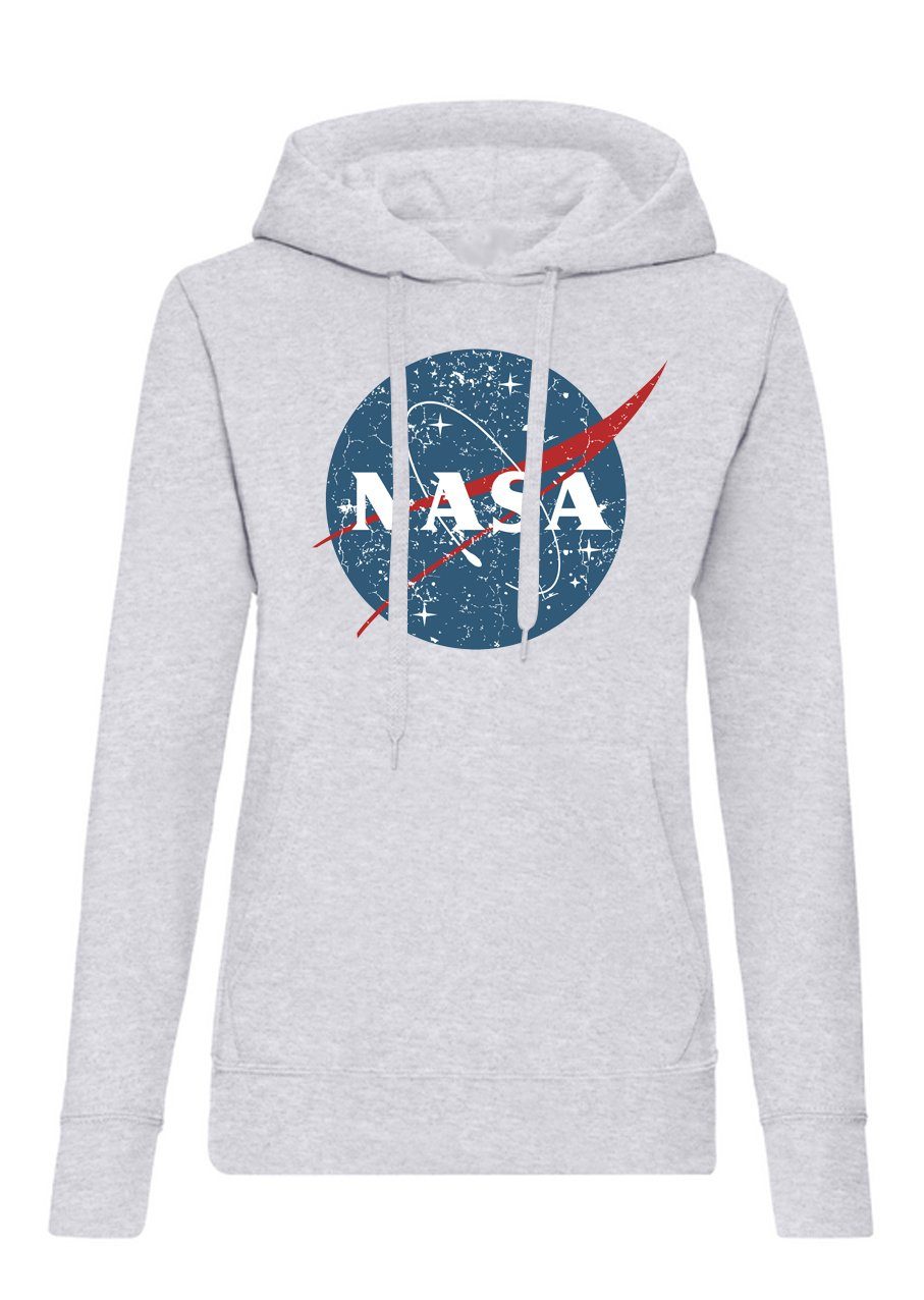 Blondie & Brownie Hoodie Damen Vintagenasa Hoodie Nasa Rakete mit kapuze