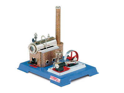 Wilesco Experimentierkasten Dampfmaschine D10, (Set, 1-tlg., 1), ausgestattet mit original dampfenden Kamin