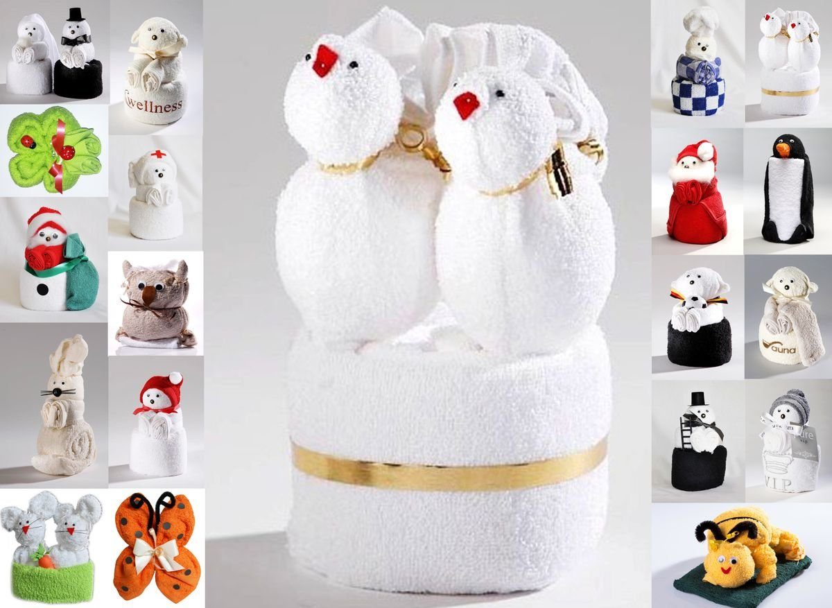 JACK Handtuch Set Frottier Geschenk Set viele Modelle Handarbeit Origami Gä günstig online kaufen