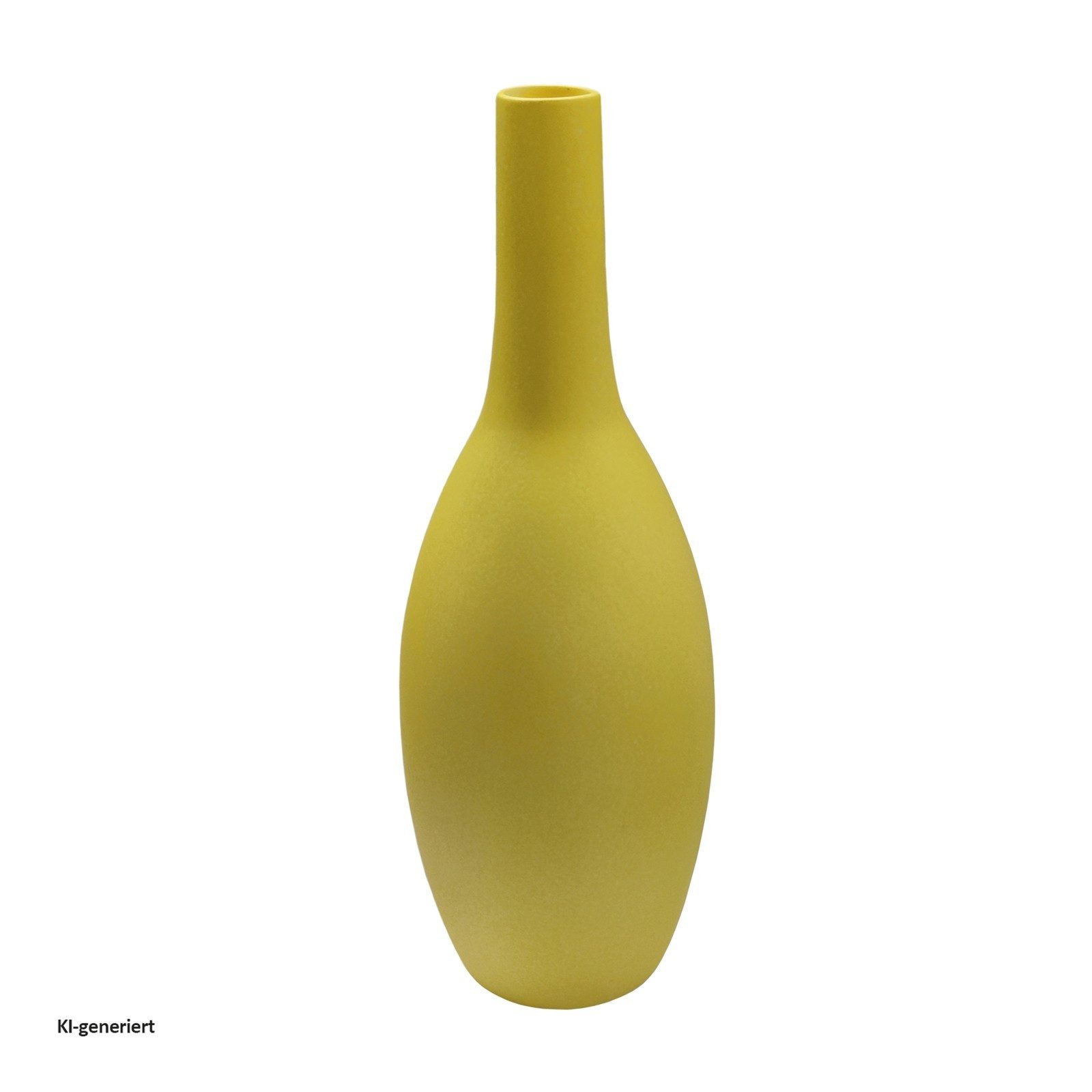 HTI-Living Dekovase Flaschenvase 40 cm Gelb (Stück, 1 St., 1 Vase), Dekovase Blumenvase