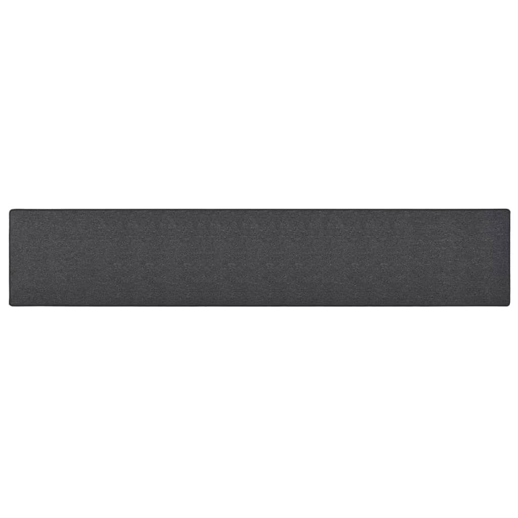furnicato Läufer Teppichläufer Anthrazit 50x300 cm günstig online kaufen