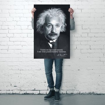 Close Up Poster Albert Einstein Poster I Have no Special Talents.. 61 x 91,5