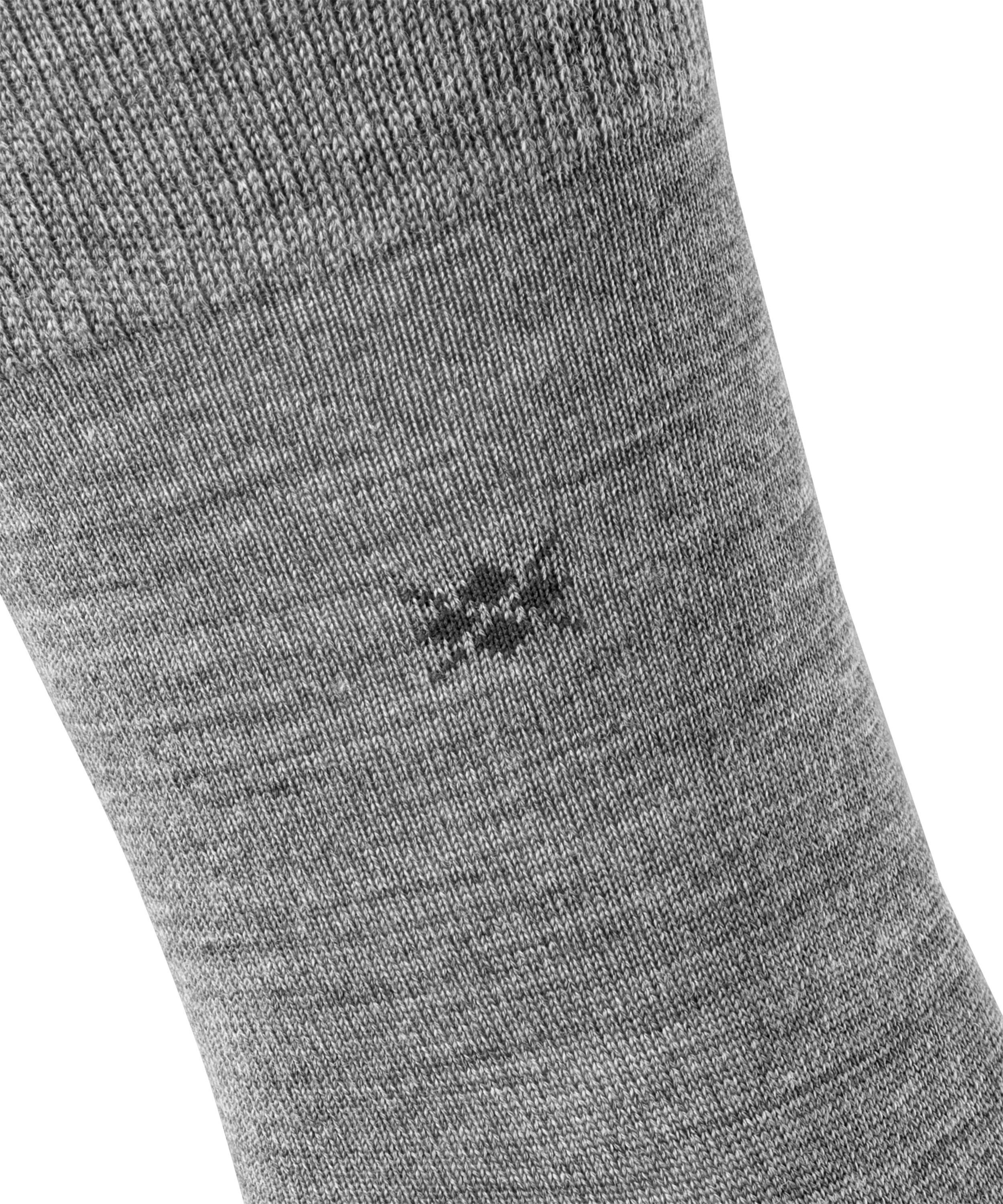grey (1-Paar) Leeds Burlington dark Socken (3070)