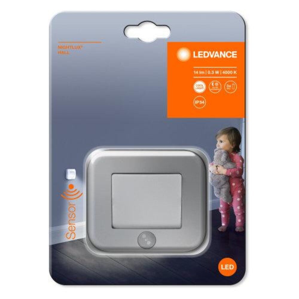 Ledvance Nachtlicht Polycarbonate (PC), 0,3W, kaltweiß, 14lm, L84mm, wassergeschützt, kaltweiß