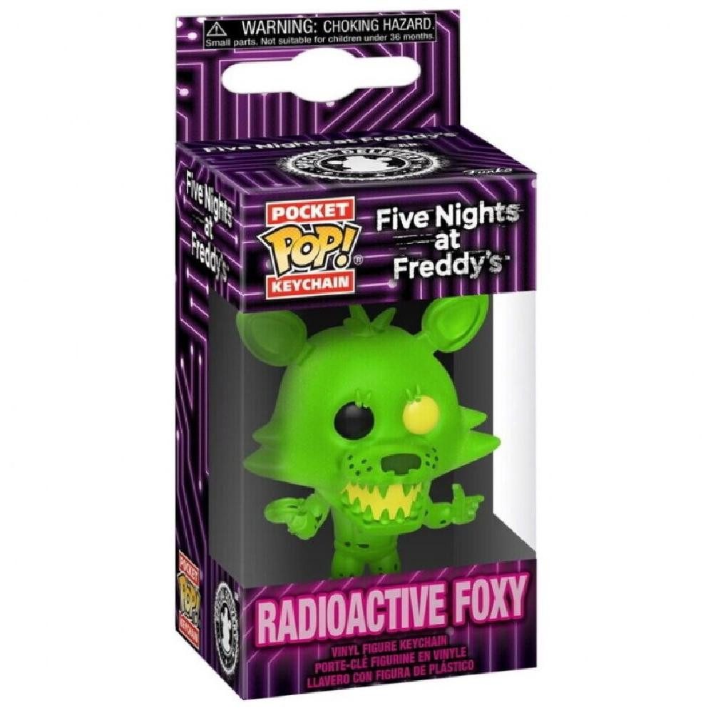 Funko Schlüsselanhänger Five Nights at Freddys Radioactive Foxy - Pocket POP - Keychain