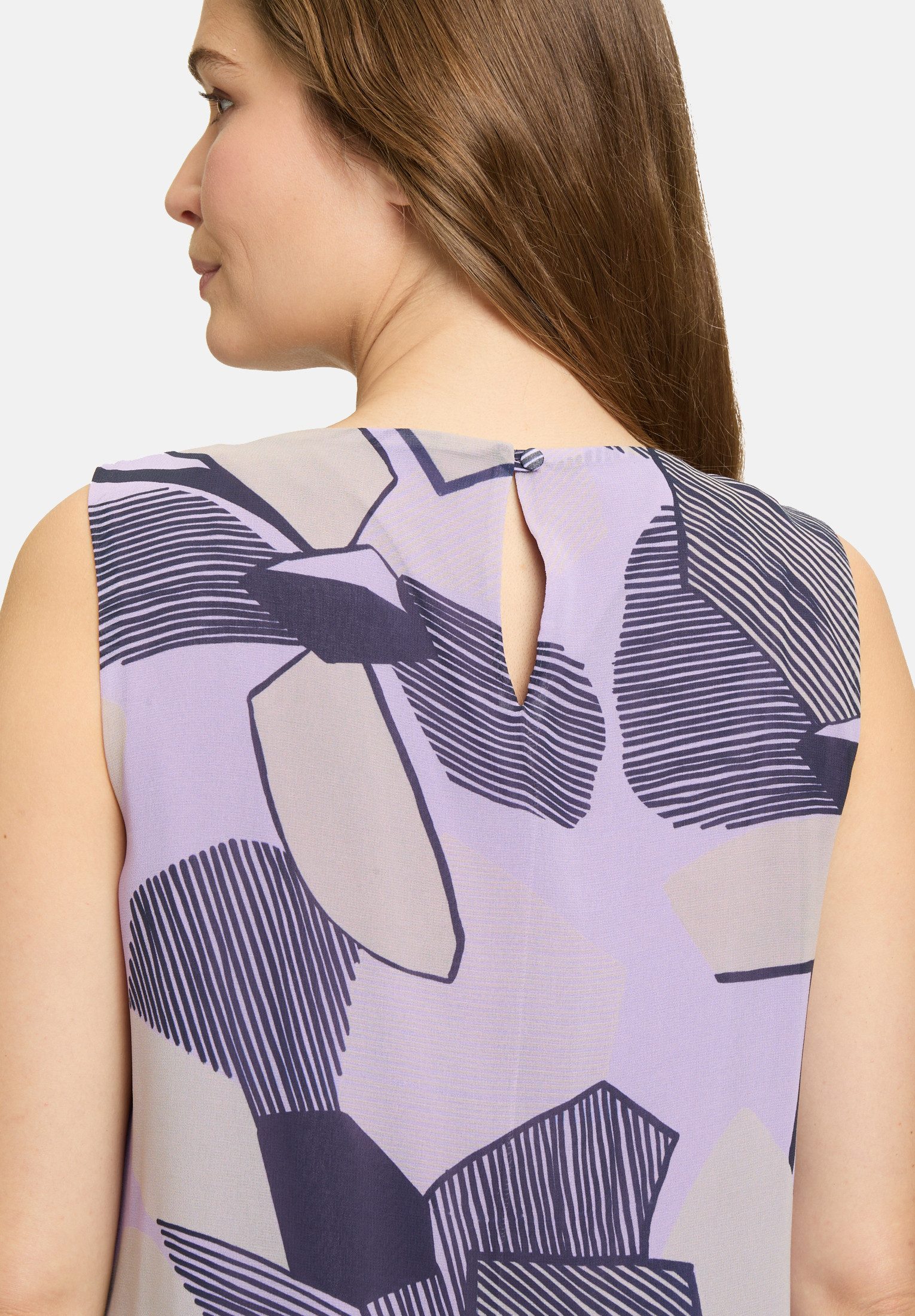Betty&Co Chiffonkleid Damen im Layer Look Druck – Bild 5 von 5