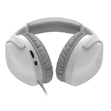 Asus ROG Strix Go Core Moonlight White Gaming-Headset (kabelgebunden, 3,5mm-Klinkenstecker, leicht, Weiß)