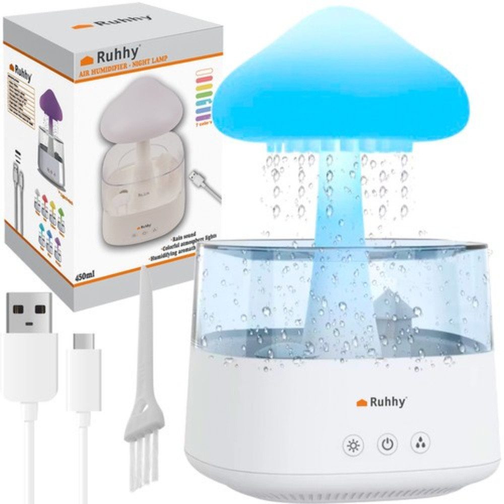 Ruhhy Nachttischlampe Luftbefeuchter Lampe, LED, LED günstig online kaufen