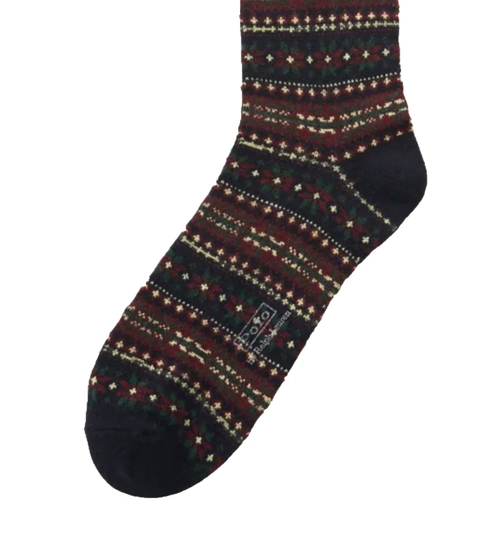 Polo Ralph Lauren Socken Boots Stiefelsocken Fair Isle Made in Japan EU 39–45 Meisterwerk aus Handwerkskunst, Komfort Design