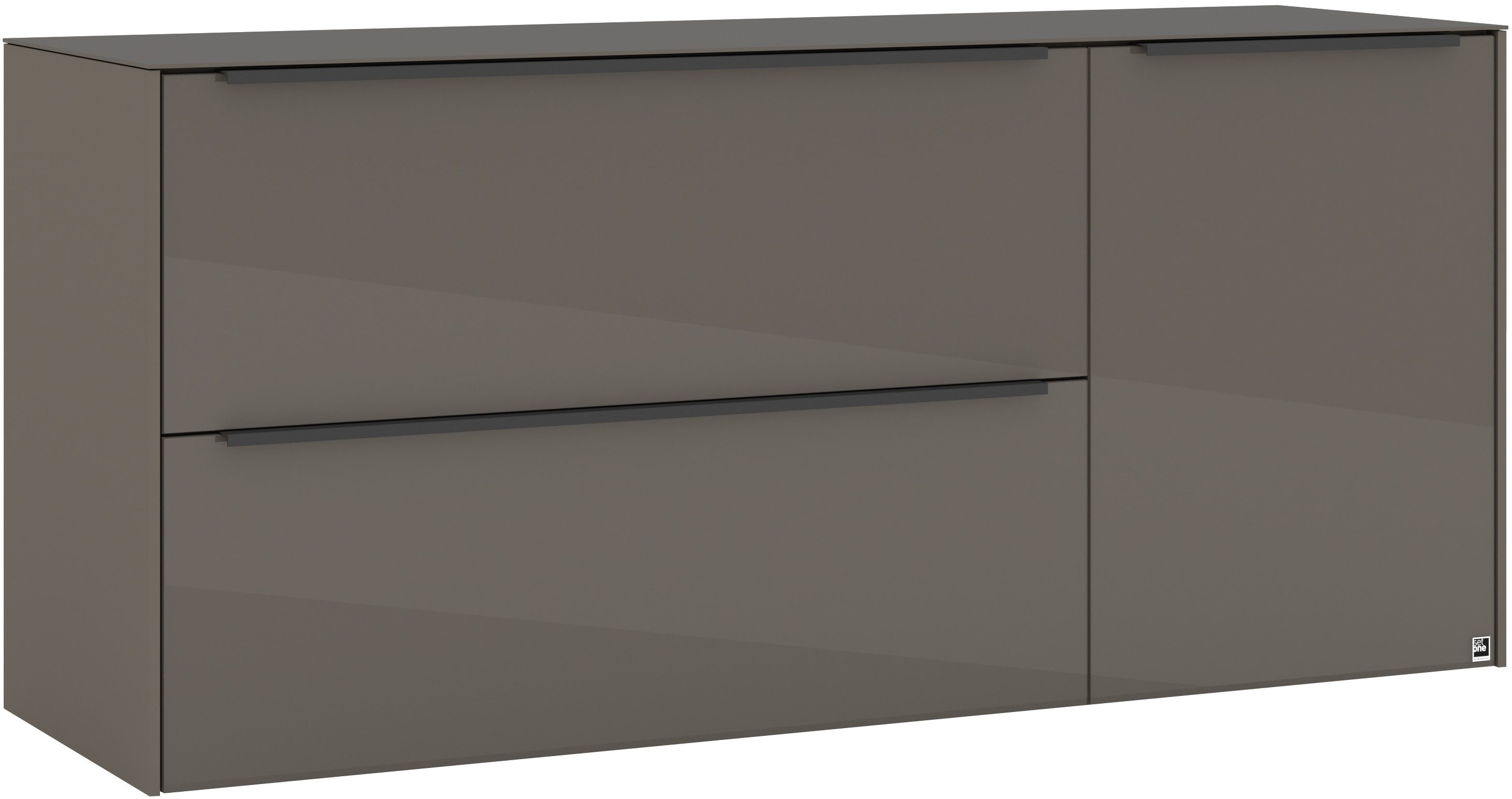 set one by Musterring Lowboard Reno (1 St), Mit Gleitern und in verschiedenen Farben erhältlich