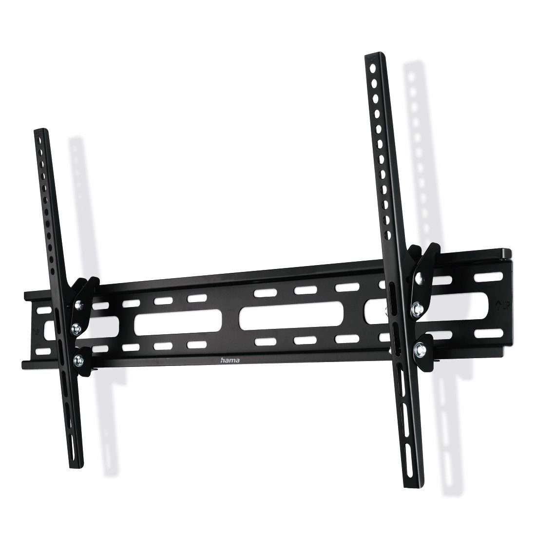 Hama TV-Wandhalterung TV Wandhalter neigbar, 94 - 191 cm (37" - 75), 43", 50", 55", 65", (bis 75 Zoll)
