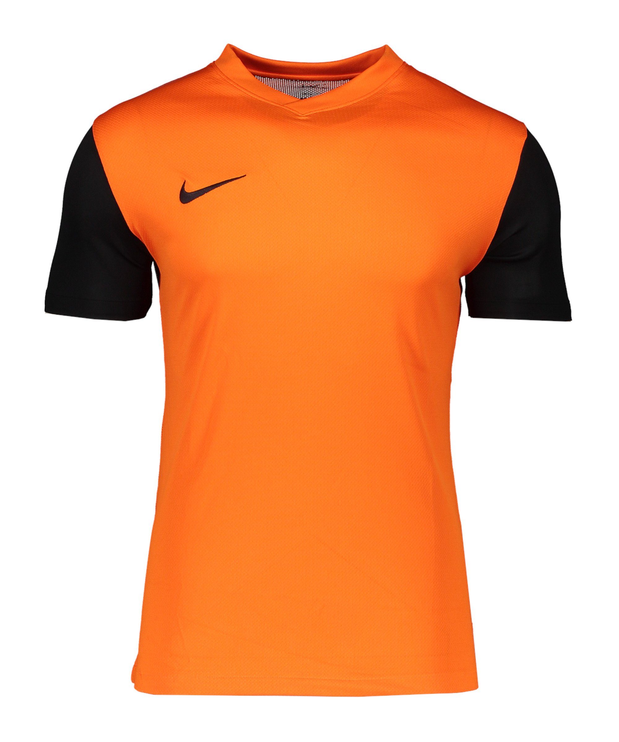 Nike Fußballtrikot Tiempo Premier II Trikot Kids orangeschwarz
