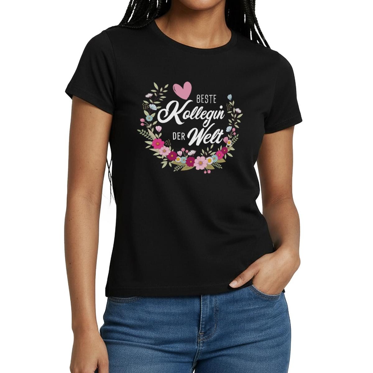T-Shirt Beste Kollegin Der Welt Frauen T-Shirt