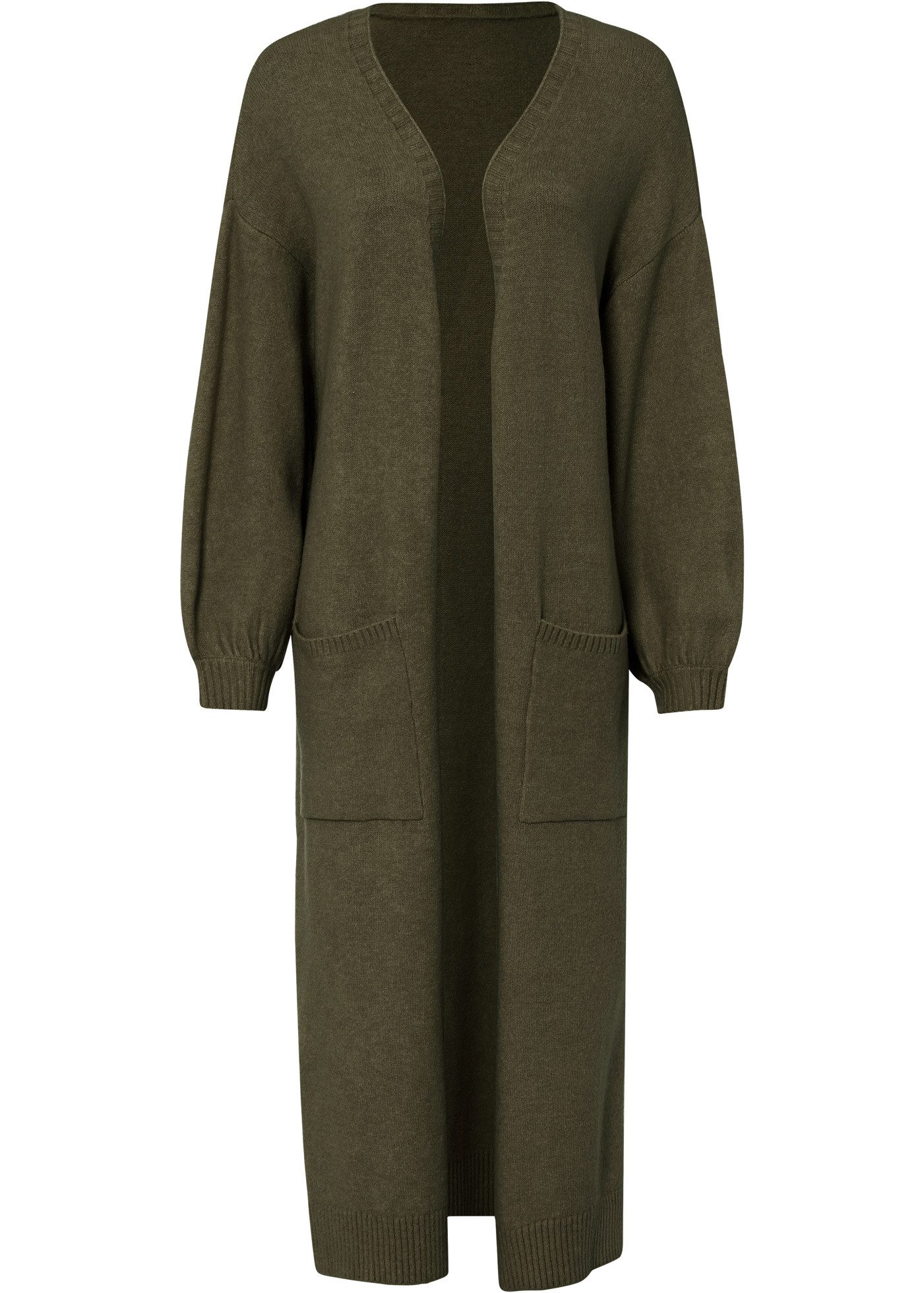 bonprix Strickjacke Oversize-Strickjacke in Midilänge