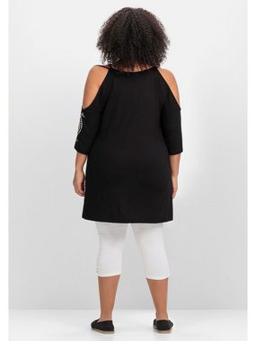 Sheego Longshirt Große Größen im Set, mit Caprileggings