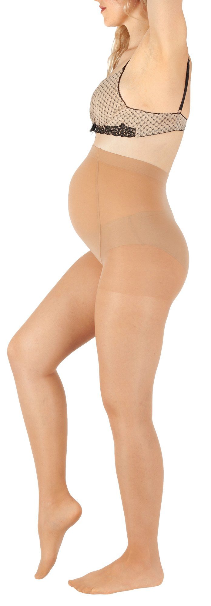 BANANALU Umstandsstrumpfhose für Schwangere Umstandsstrumpfhose für werdende Mütter Umstandsmode 40 DEN (1 St)