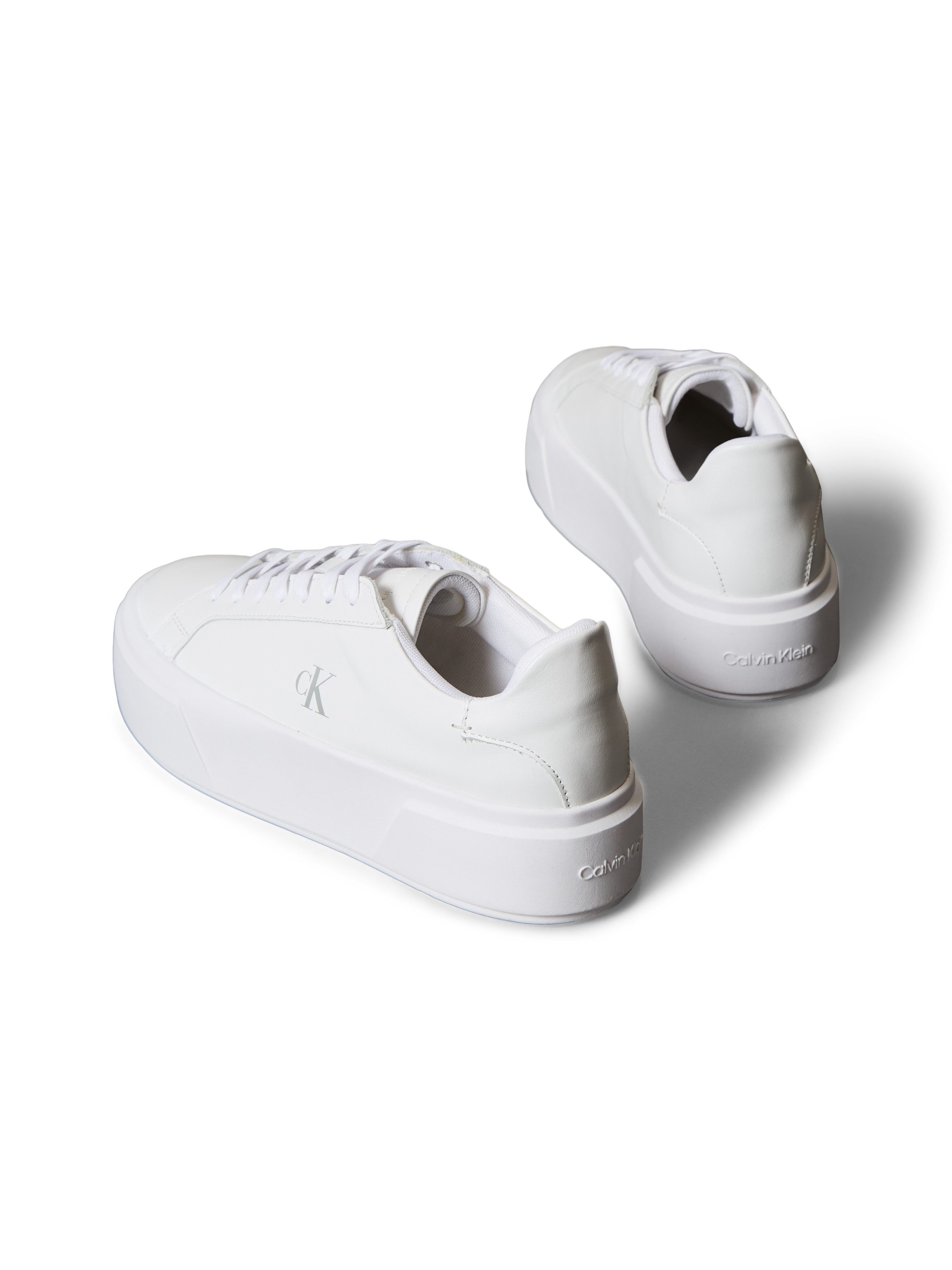 Calvin Klein Jeans FLATFORM LACE UP LTH MG Plateausneaker Schnürschuh, Halb günstig online kaufen