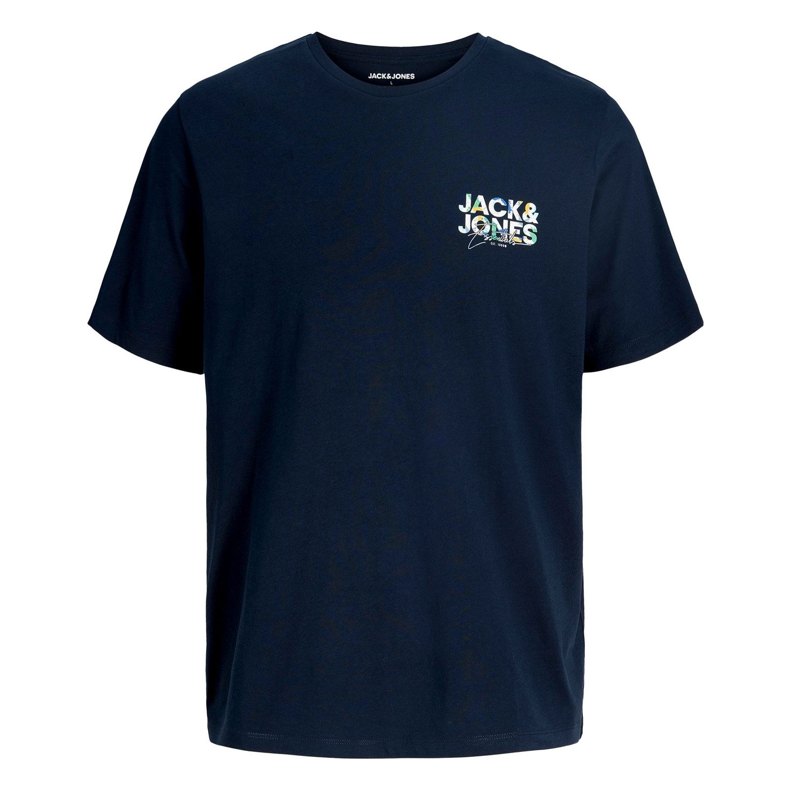 Jack & Jones T-Shirt JJGEPLAS Tee SS Crew Neck mit Markenschriftzug auf der günstig online kaufen