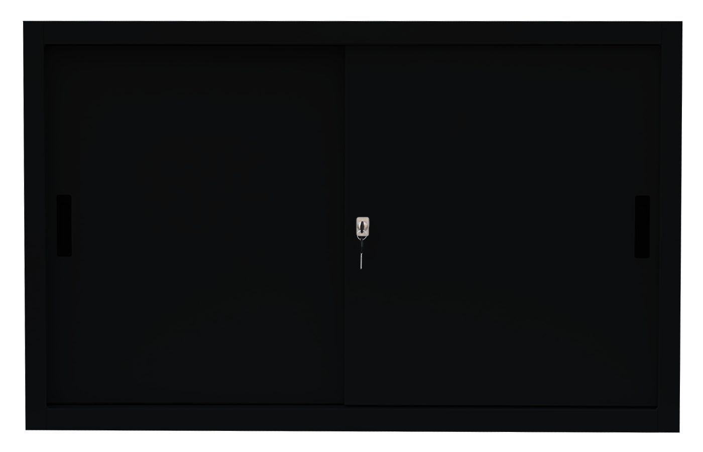 Steelboxx Schiebetürenschrank Schwebetürenschrank Sideboard aus Stahl 750 x 1200 x 450 mm (1-St) komplett montiert