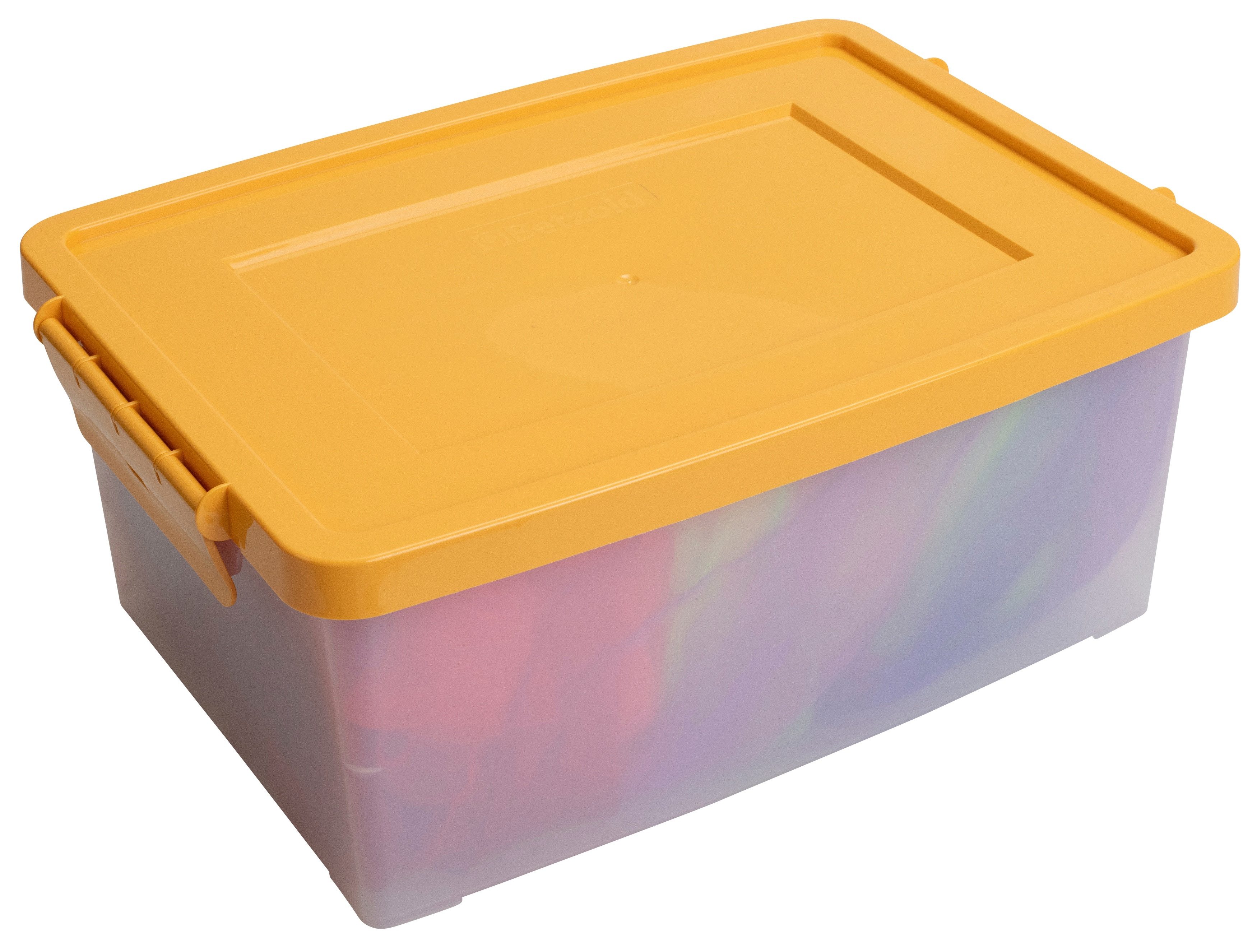 Betzold Aufbewahrungsbox Aufbewahrungsbox, 16 x 39,5 x 27,5 cm, weiß-transparent, treeNside