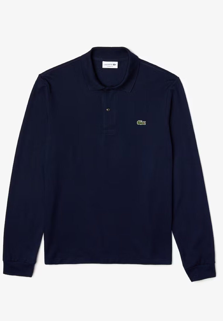 Langarm-Poloshirt