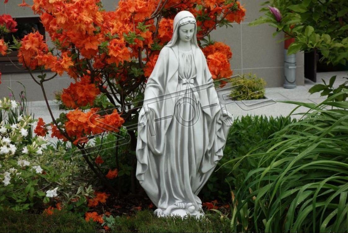 100cm Statue S101189 Heilige Maria JVmoebel Jesus Mutter Grab Skulptur Garten Deko Figur Skulptur