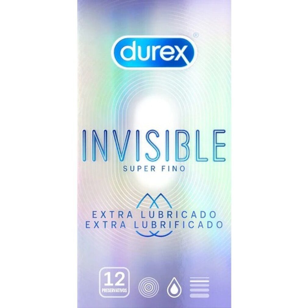 durex Kondome Durex preservativo invisible lubric 12ud